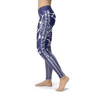 Cool Air Lighten Attractive Kind Colorado Rockies Leggings