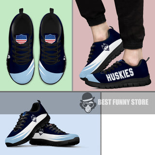 Awesome Gift Logo Connecticut Huskies Sneakers