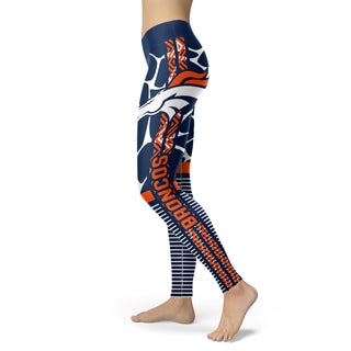 Cool Air Lighten Attractive Kind Denver Broncos Leggings