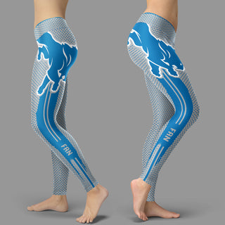 Charming Lovely Little Dots Along Body Detroit Lions Leggings