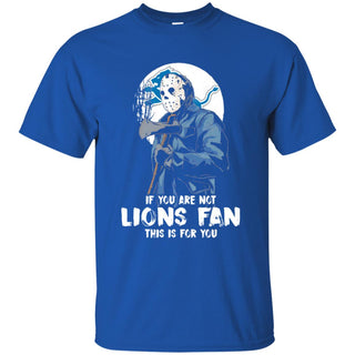 Jason With His Axe Detroit Lions T Shirts