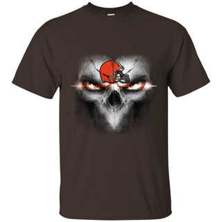 Cleveland Browns Skulls Of Fantasy Logo T Shirts