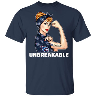 Beautiful Girl Unbreakable Go Tennessee Titans T Shirt