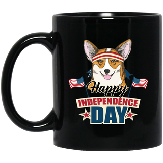 Corgi - Happy Independence Day Mugs Ver 2