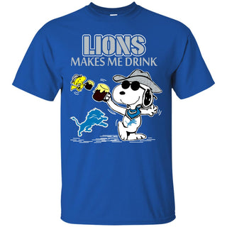 Detroit Lions Make Me Drinks T Shirts