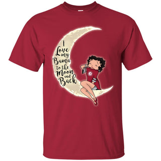 BB I Love My Alabama Crimson Tide To The Moon And Back T Shirt - Best Funny Store