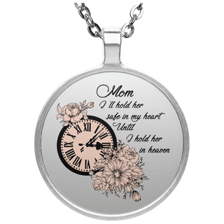 Mom I'll Hold Him Safe In My Heart Necklaces