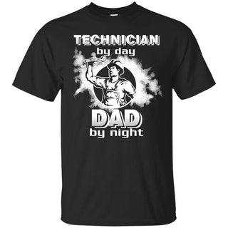 Technician By Day Dad By Night T Shirts