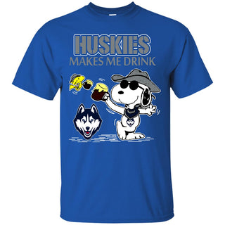 Connecticut Huskies Make Me Drinks T Shirts