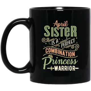 April Sister Combination Princess And Warrior Mugs