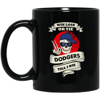 Skull Say Hi Los Angeles Dodgers Mugs