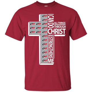 I Can Do All Things Through Christ Carolina Hurricanes T Shirts