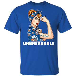 Beautiful Girl Unbreakable Go New York Islanders T Shirt