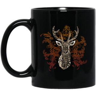 Deer Zentangle Style Mugs