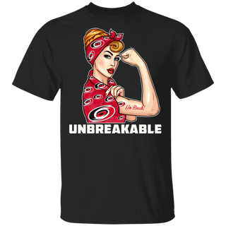 Beautiful Girl Unbreakable Go Carolina Hurricanes T Shirt