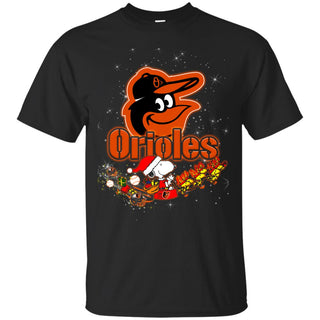 Snoopy Christmas Baltimore Orioles T Shirts