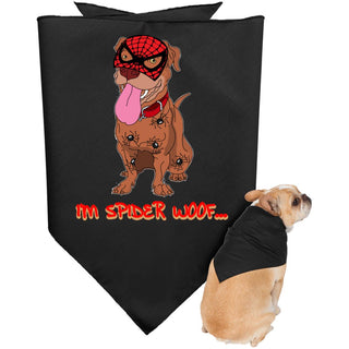 I'm Spider Woof Pitbull Doggy Bandanas