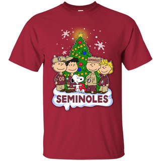 Snoopy The Peanuts Florida State Seminoles Christmas T Shirts