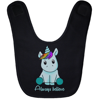 Always Believe Unicorn Baby Bibs