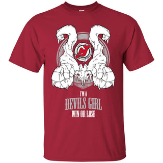 New Jersey Devils Girl Win Or Lose T Shirts