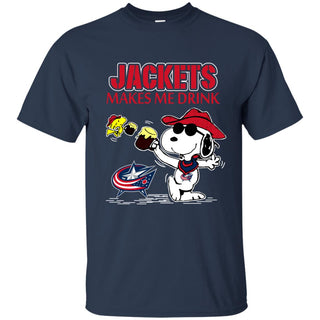 Columbus Blue Jackets  Make Me Drinks T Shirts