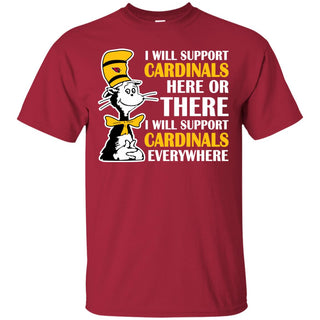 I Will Support Everywhere Arizona Cardinals T Shirts