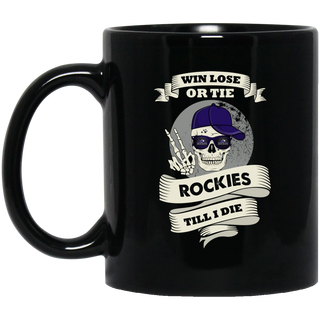 Skull Say Hi Colorado Rockies Mugs