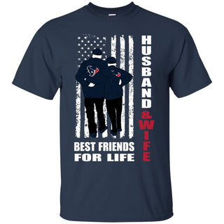 Husband And Wife Best Friends For Life Houston Texans T Shirt - Best Funny Store