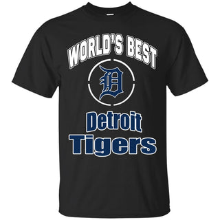 Amazing World's Best Dad Detroit Tigers T Shirts