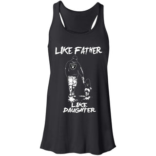 Great Like Father Like Daughter Oakland Raiders Flowy Tank