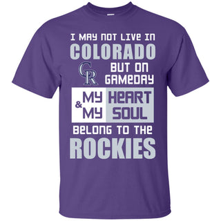 My Heart And My Soul Belong To The Rockies T Shirts