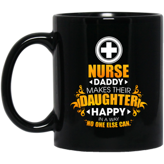 Nurse Daddy Makes Their Daughter Happy Mugs