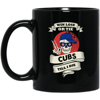 Skull Say Hi Chicago Cubs Mugs