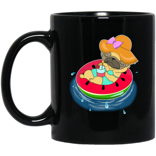 Watermelon Pool Float Beach Pattern Pug Phone Cases