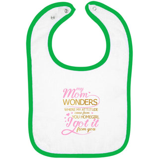 I Got It From You Snap Bibs