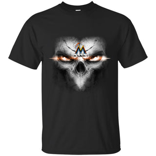 Miami Marlins Skulls Of Fantasy Logo T Shirts