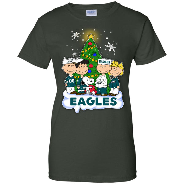 Official Christmas Snoopy Philadelphia Eagles shirt - redbubbletees