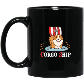 Corgo Ship Corgi Mugs