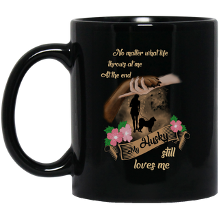 My Husky Still Loves Me Mugs