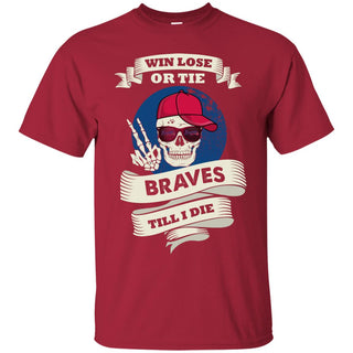 Skull Say Hi Atlanta Braves T Shirts