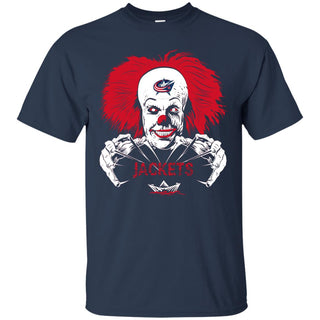 IT Horror Movies Columbus Blue Jackets T Shirts