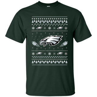 Philadelphia Eagles Stitch Knitting Style Ugly T Shirts