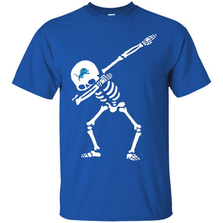 Dabbing Skull Detroit Lions T Shirts