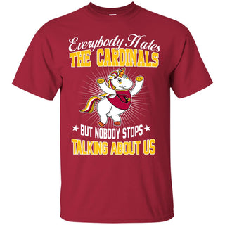 Nobody Stops Talking About Us Arizona Cardinals T Shirt - Best Funny Store