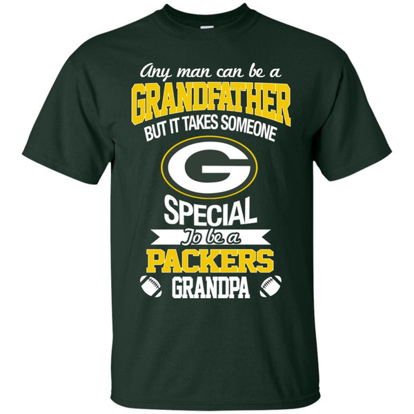 Any man can be a Grandfather but it takes someone special to be a Green Bay Packers  shirt, hoodie, sweater, long sleeve and tank top