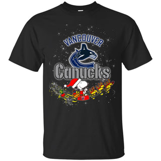Snoopy Christmas Vancouver Canucks T Shirts