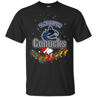 Snoopy Christmas Vancouver Canucks T Shirts
