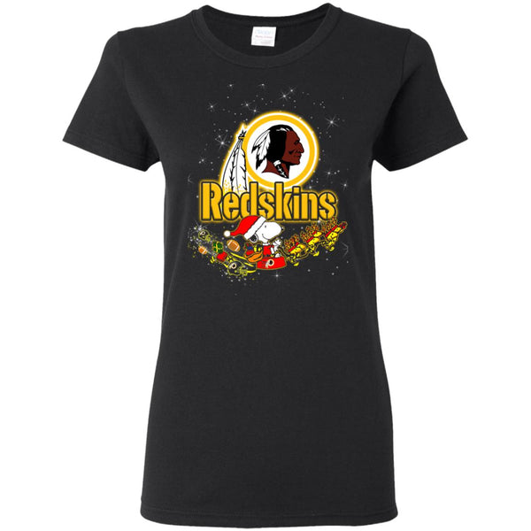 Snoopy Christmas Washington Redskins T Shirts - Limotees