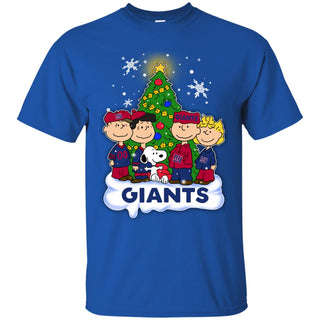 Snoopy The Peanuts New York Giants Christmas T Shirts
