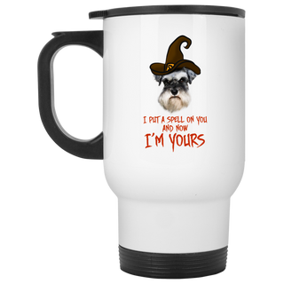 I Put A Spell On You Schnauzer Travel Mugs